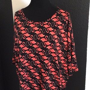 ADORABLE LuLaRoe 1.0 FLAMINGO Irma BNWT XL